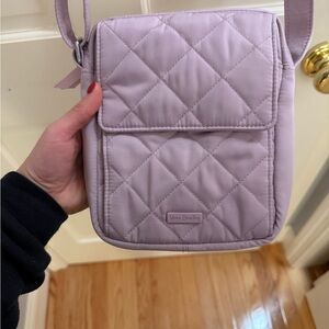 vera bradley small cross body hydrangea pink